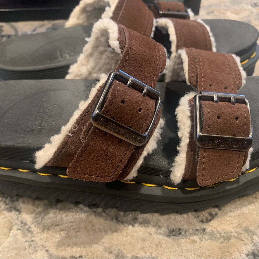 Dr. Marten Brown Sandals